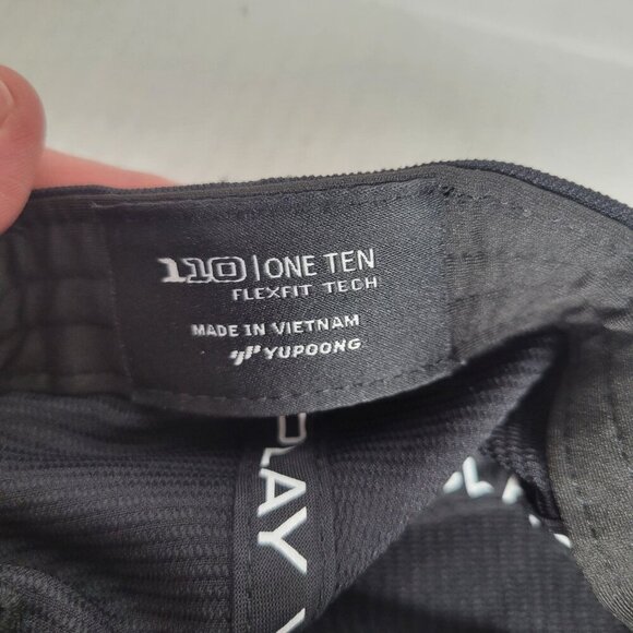 Ping Putter Black Unstructured Flexfit Tech One Ten Snapback Adjustable Golf Hat - Picture 7 of 8